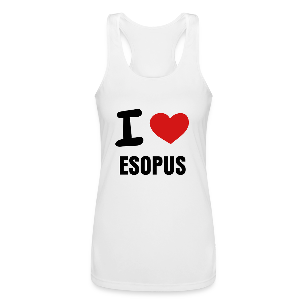 Women’s Performance Racerback Tank Top - white