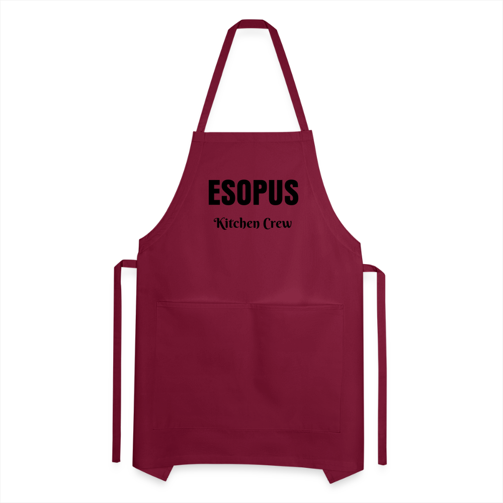 Adjustable Apron - burgundy