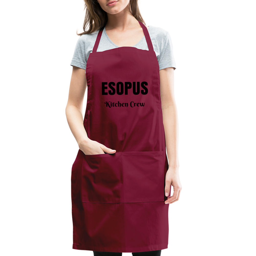 Adjustable Apron - burgundy