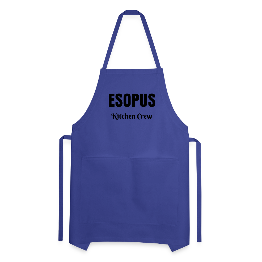Adjustable Apron - royal blue