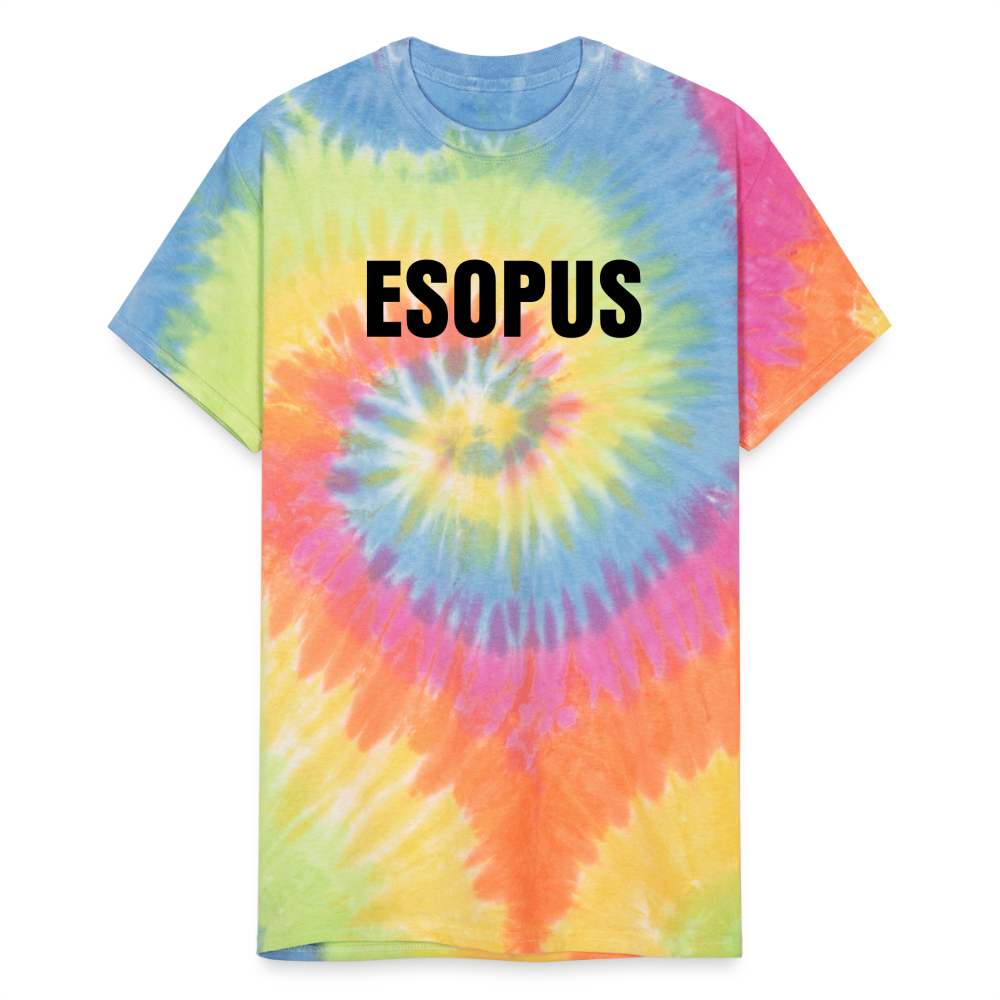Unisex Tie Dye T-Shirt - rainbow