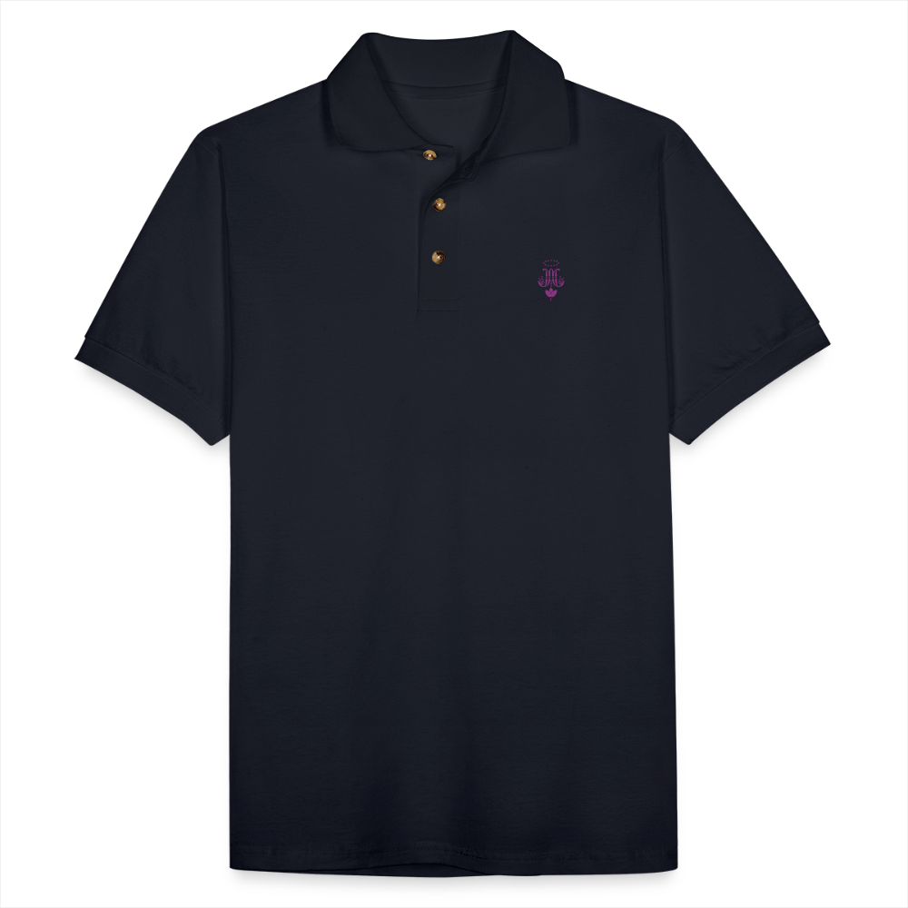 Men's Pique Polo Shirt - midnight navy