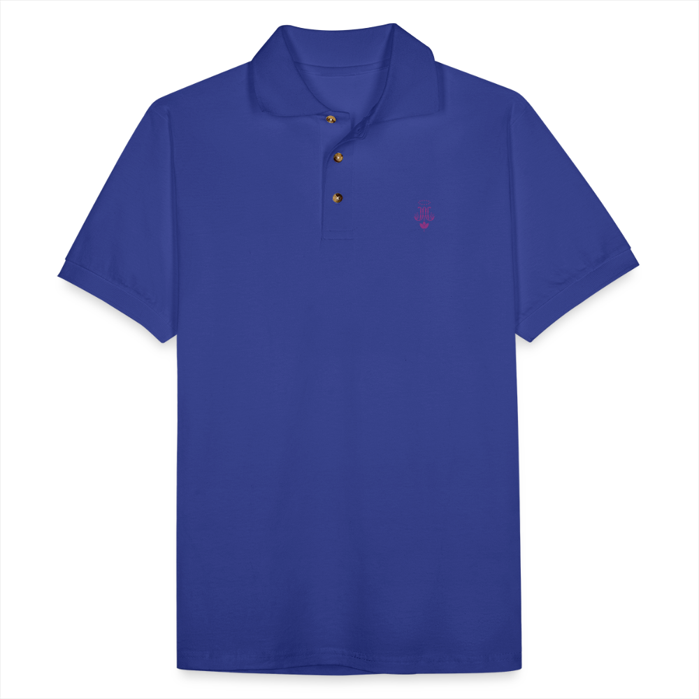 Men's Pique Polo Shirt - royal blue
