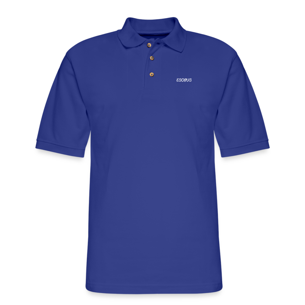 Men's Pique Polo Shirt - royal blue