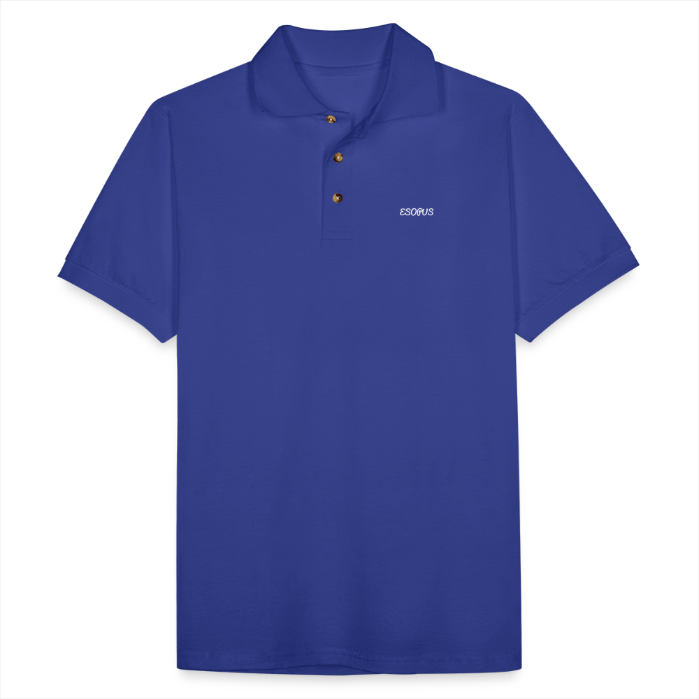 Men's Pique Polo Shirt - royal blue