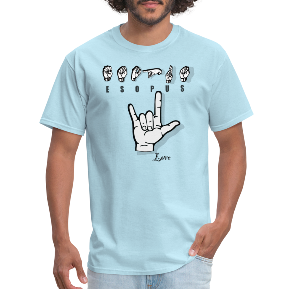 Esopus - sign - powder blue
