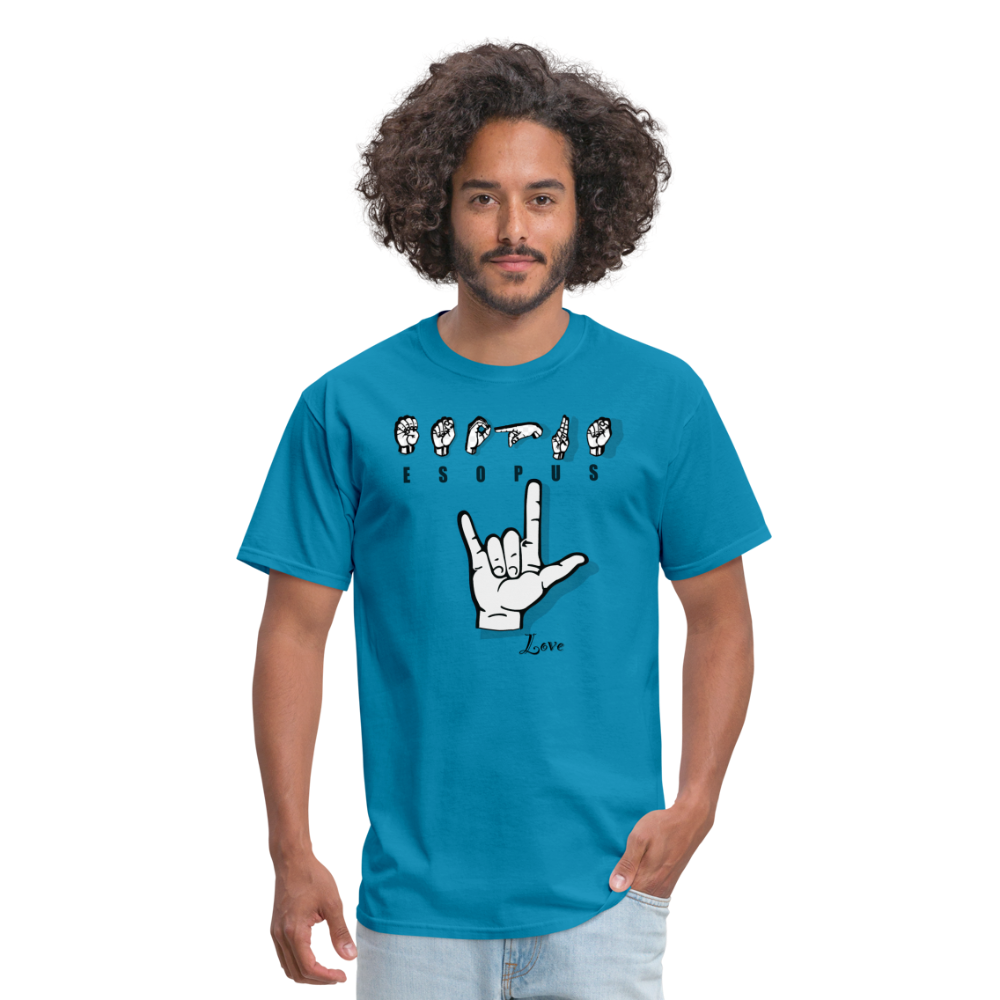 Esopus - sign - turquoise