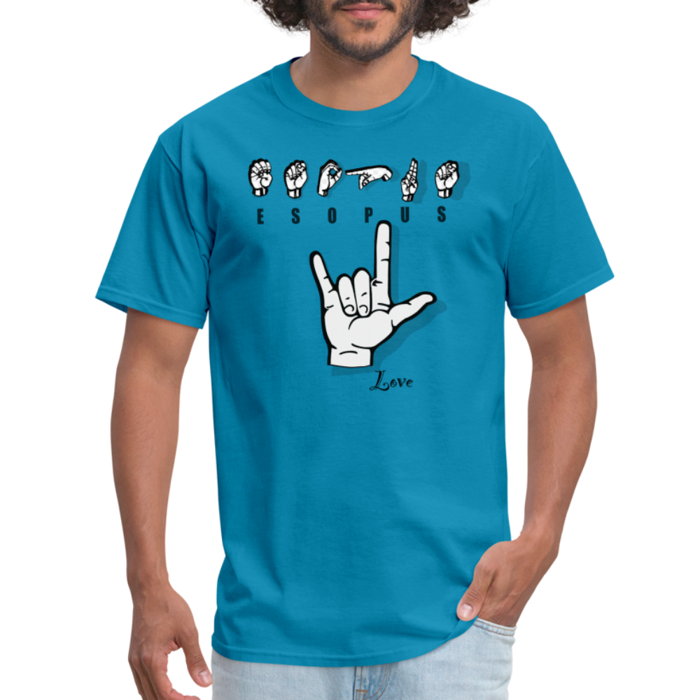 Esopus - sign - turquoise