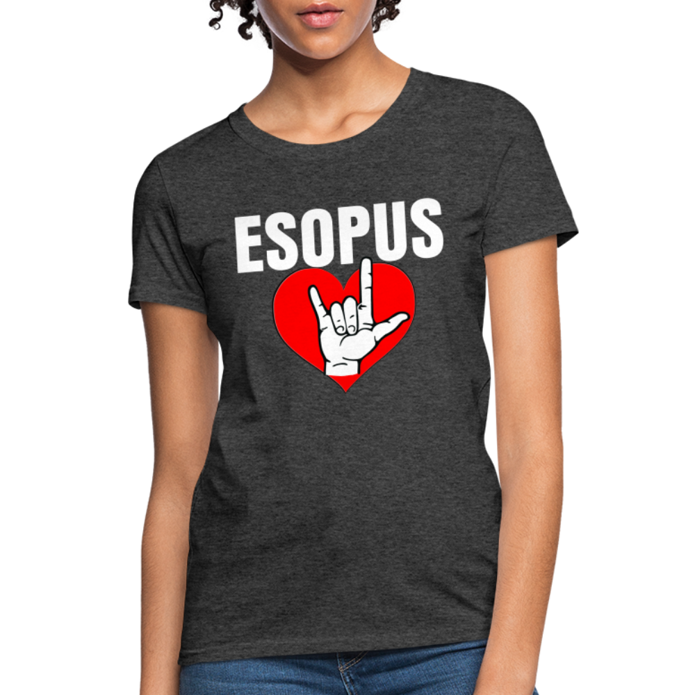 Women's T-Shirt - heather black