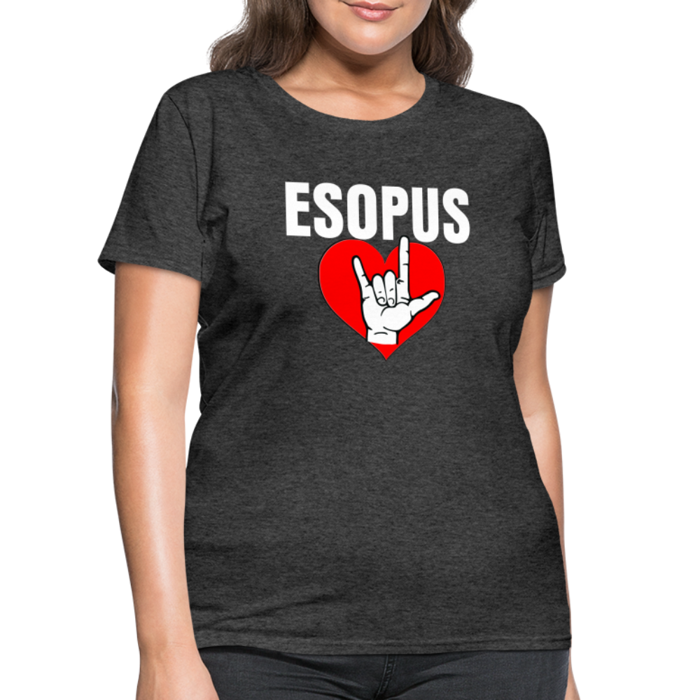 Women's T-Shirt - heather black
