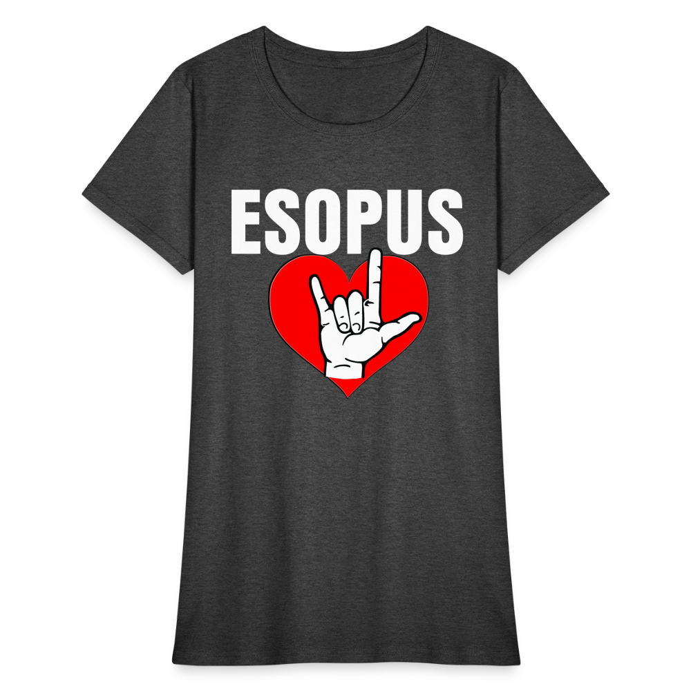Women's T-Shirt - heather black