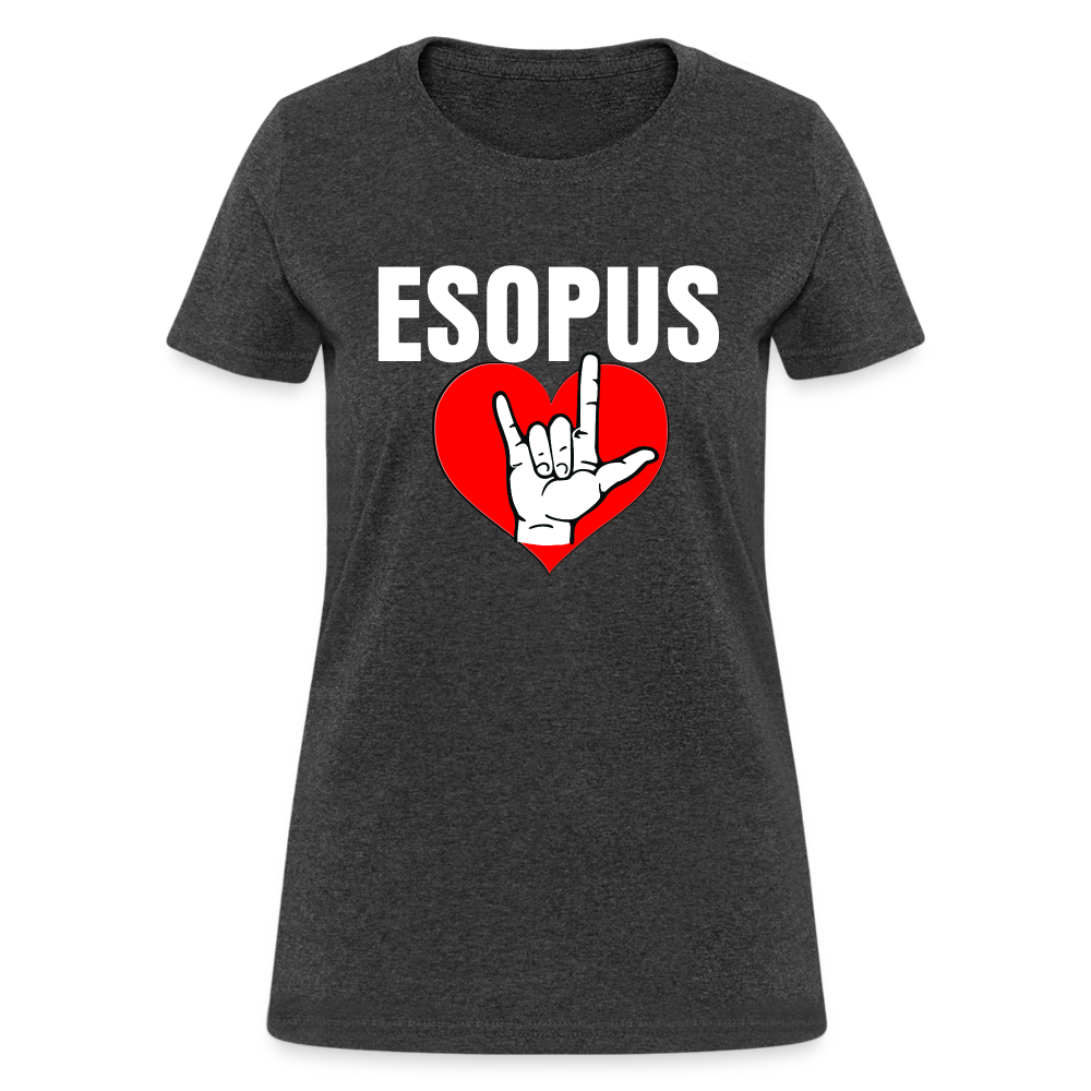 Women's T-Shirt - heather black