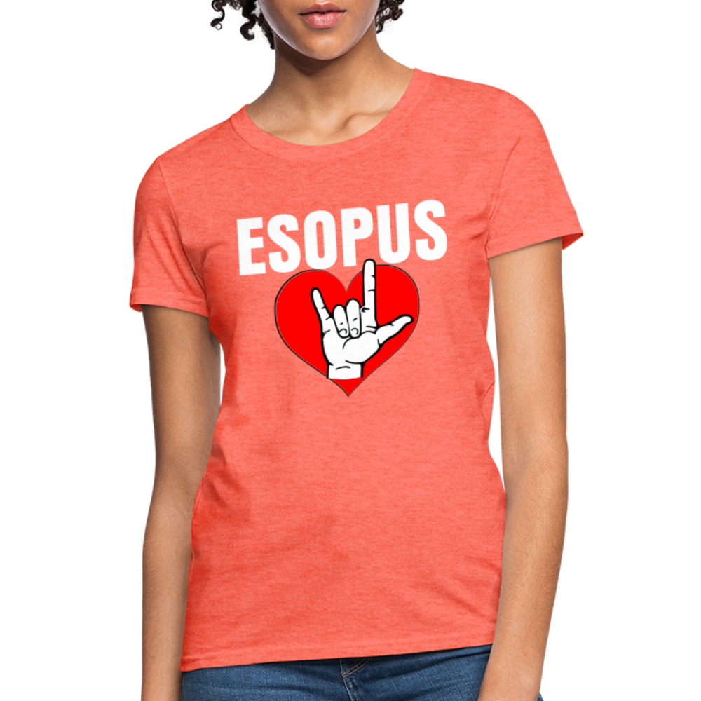 Women's T-Shirt - heather coral