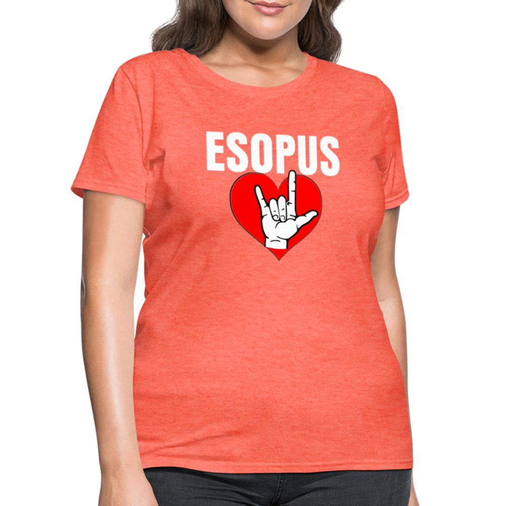 Women's T-Shirt - heather coral