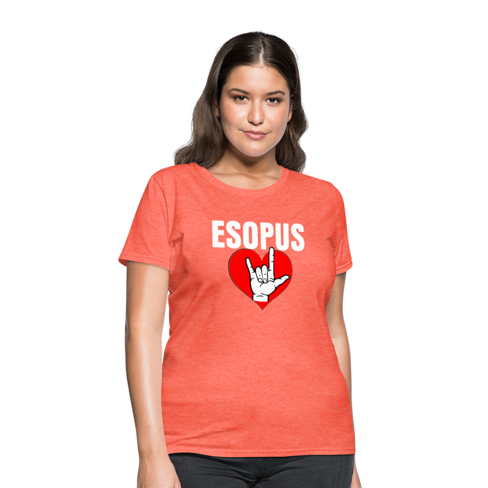 Women's T-Shirt - heather coral