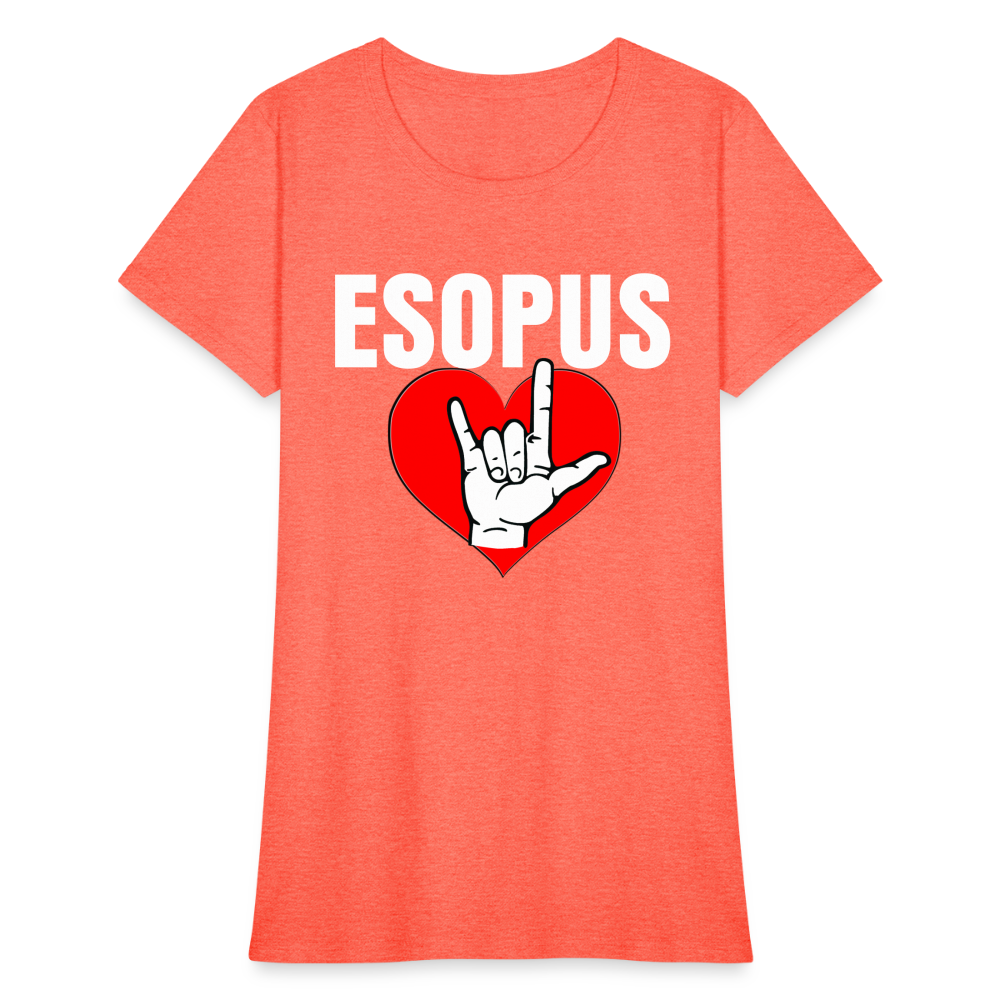Women's T-Shirt - heather coral