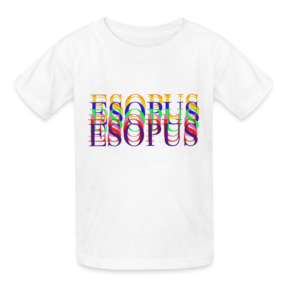 Hanes Youth Tagless T-Shirt - white