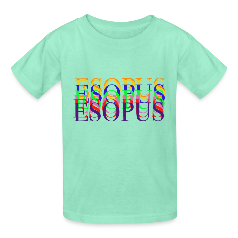 Hanes Youth Tagless T-Shirt - deep mint