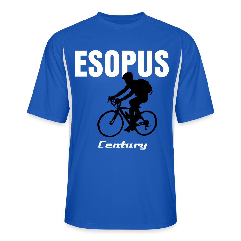 Men’s Cooling Performance Color Blocked Jersey - royal/white