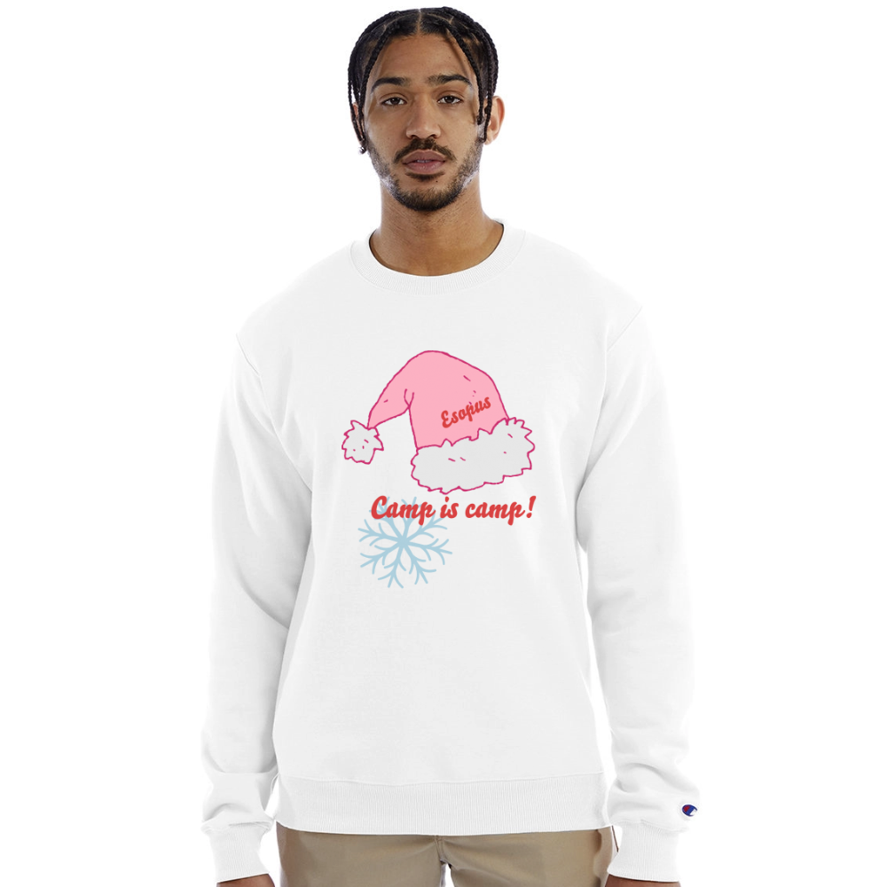Esopus Kevco Holiday Champion Unisex Powerblend Sweatshirt - white