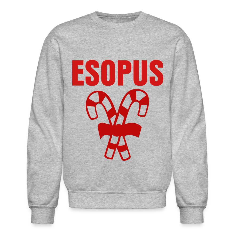 Esopus Holiday Crewneck Sweatshirt - heather gray