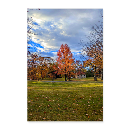 Poster 8x12  Autumn Skys - By Brother John Dunning - white
