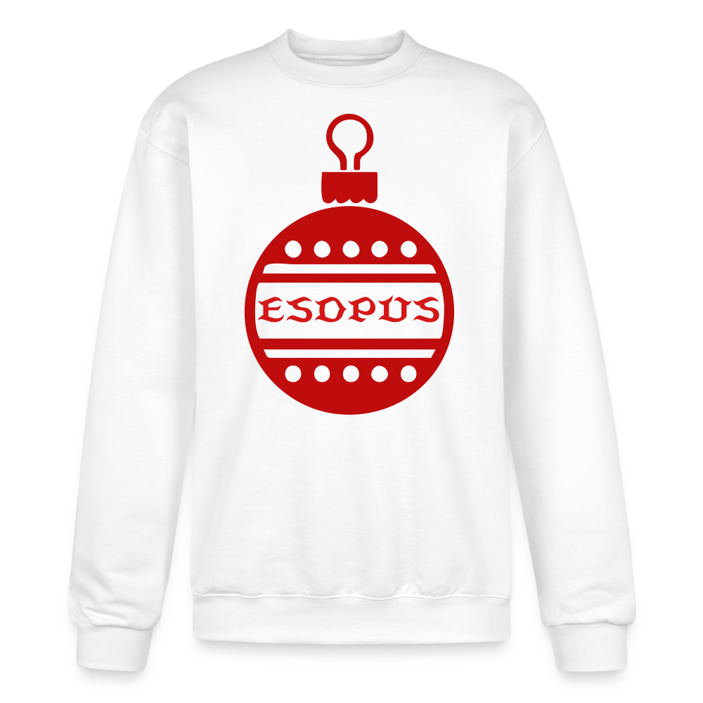 Esopus Holiday Champion Unisex Powerblend Sweatshirt - white
