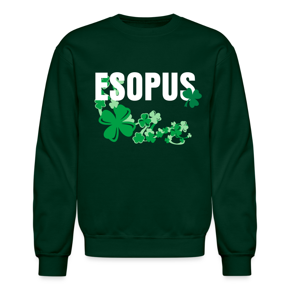 Saint patties Esopus Crewneck Sweatshirt - forest green