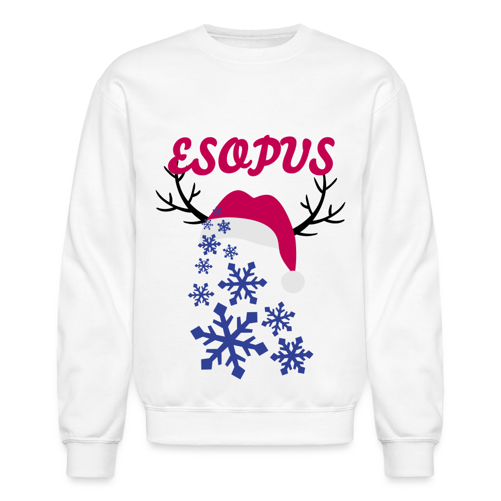 Esopus Holiday Crewneck Sweatshirt - white
