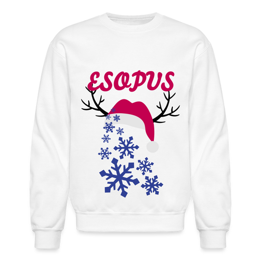 Esopus Holiday Crewneck Sweatshirt - white