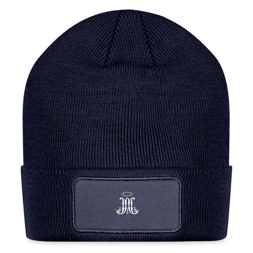 Marist Patch Beanie - navy