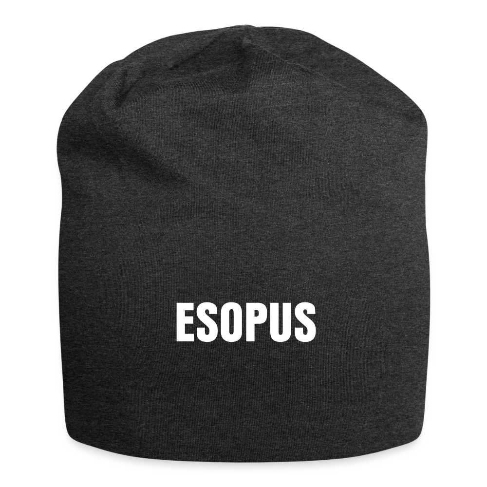 ESOPUS Jersey Beanie - charcoal grey