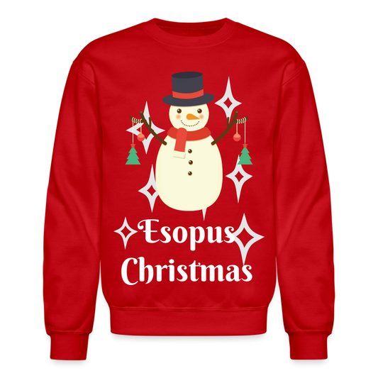 Summers Christmas Crewneck Sweatshirt - red