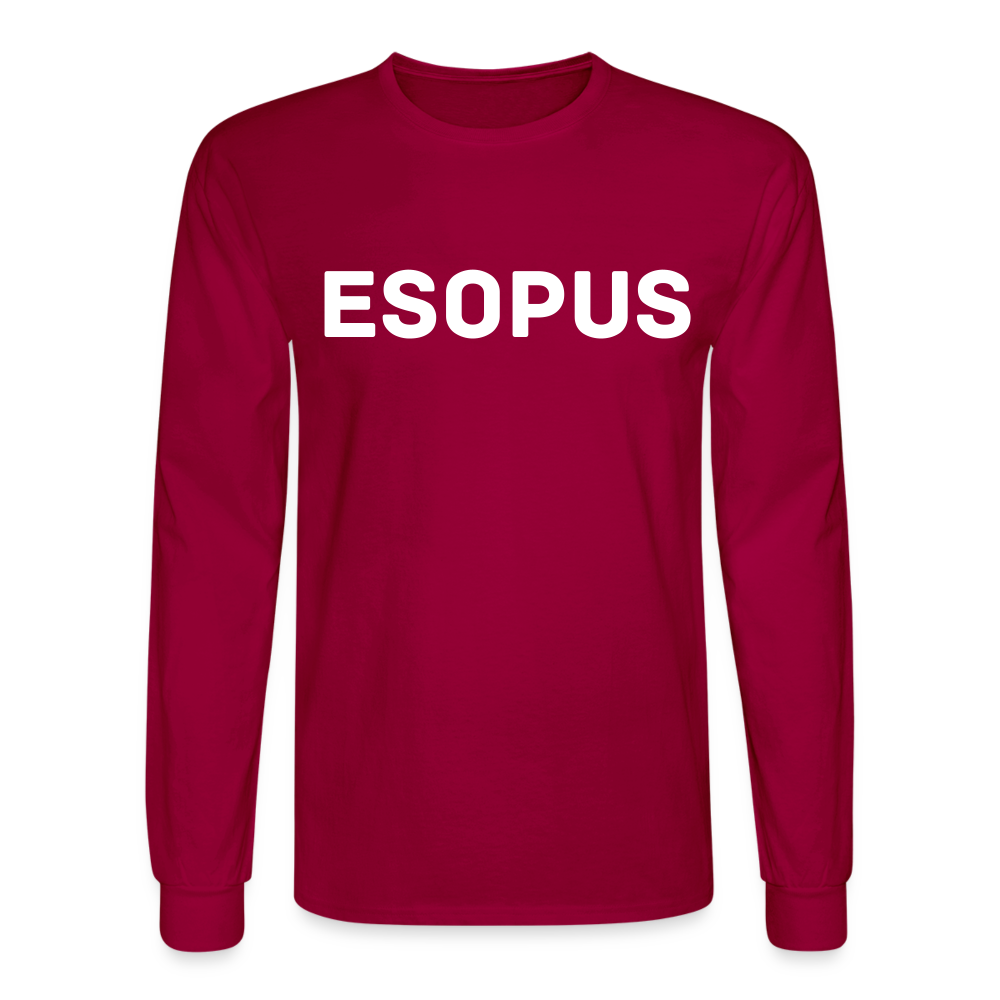 Long Sleeve T-Shirt - dark red