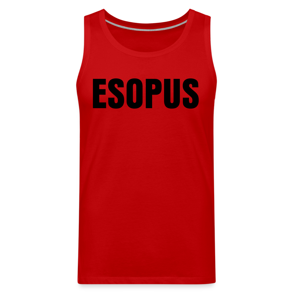 Esopus Men’s Premium Tank - red