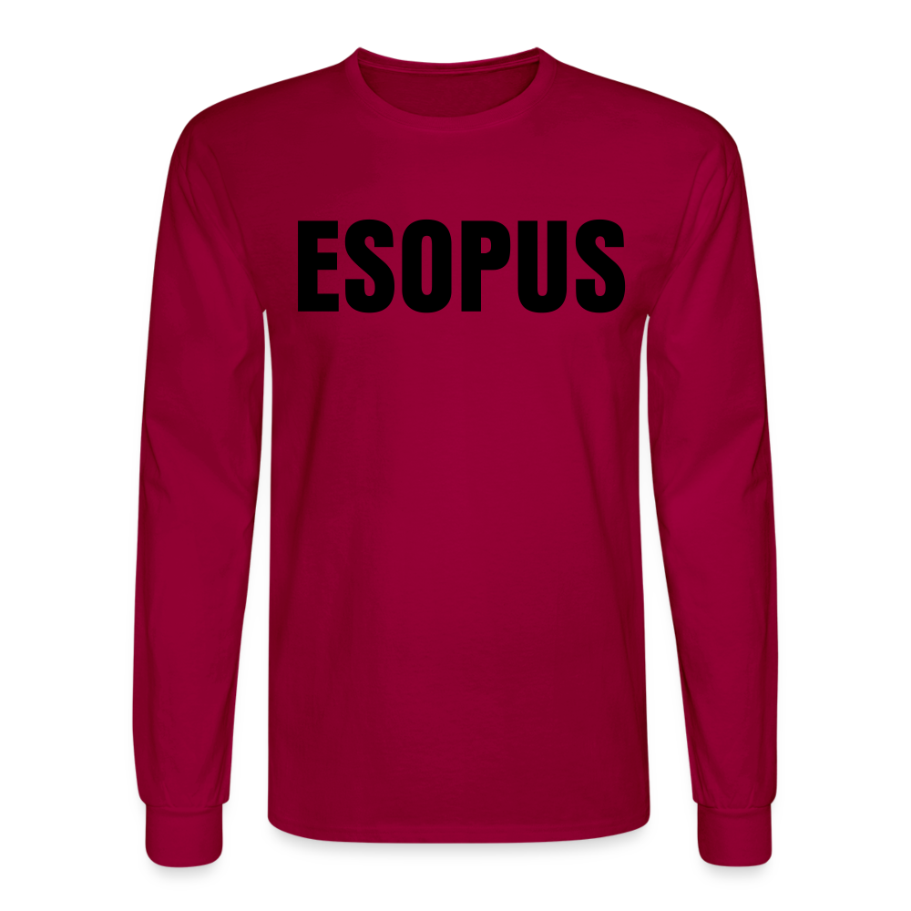 OG Esopus - Long Sleeve T-Shirt - dark red