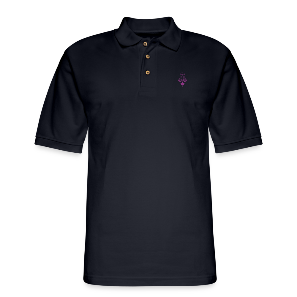 Men's Pique Polo Shirt - midnight navy