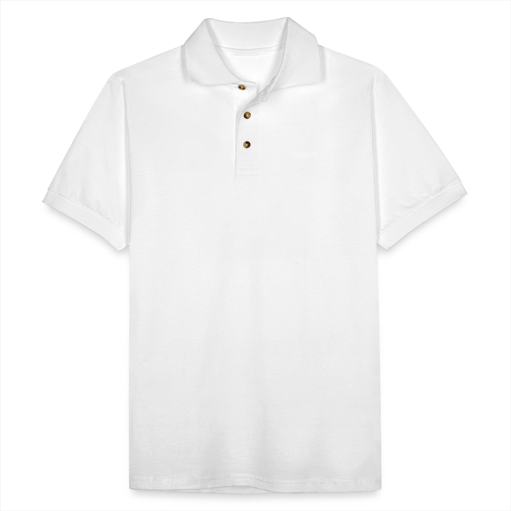 Men's Pique Polo Shirt - white