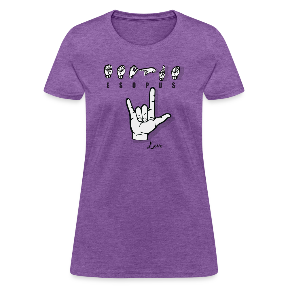 Women's Esopus - sign - purple heather